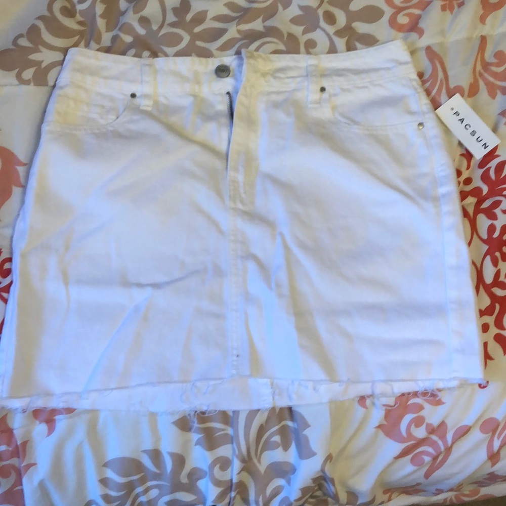NWT PACSUN white skirt